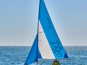 Bautismo en Vela Ligera en la Ría de Pontevedra, Galicia