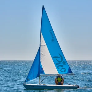 Bautismo en Vela Ligera en la Ría de Pontevedra, Galicia