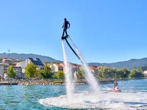 Flyboard en la Ría de Pontevedra, Galicia