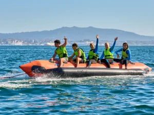 Banana Boat en la Ría de Pontevedra, Galicia