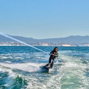Wakeboard en la Ría de Vigo, Galicia